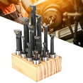 thumbnail image 3 of Kit de herramientas de fresado CNC de 12 piezas, tipo F1, de 5/8 pulgadas, con accesorios de hardware gruesos de acero de alta velocidad., 3 of 11