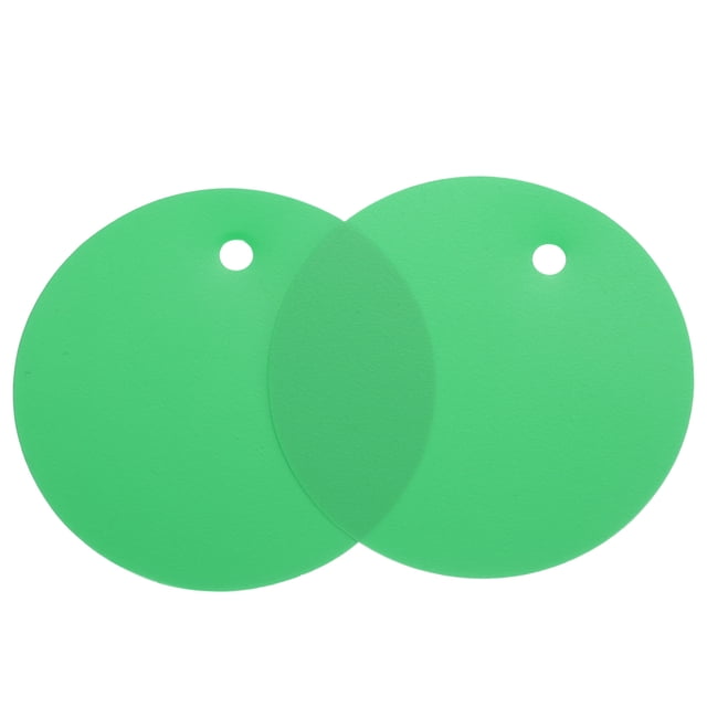 Unique Bargains 100pcs Waterproof Shipping Tags, PVC Metal Eyelet Durable Label Tear Resistant Blank Tag Green