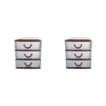 thumbnail image 3 of ziyahi Organizer Storage Drawer - plify Life With Smart Storage Solutions Multi-Layer Desktop Drawer brown three layers 2Set, 3 of 6