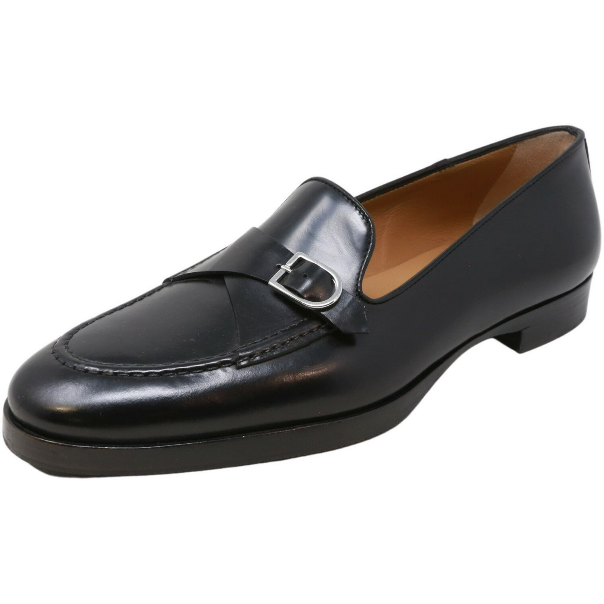 Edhen Men's Saint Louis Nero Ankle-High Leather Loafers Slip-On