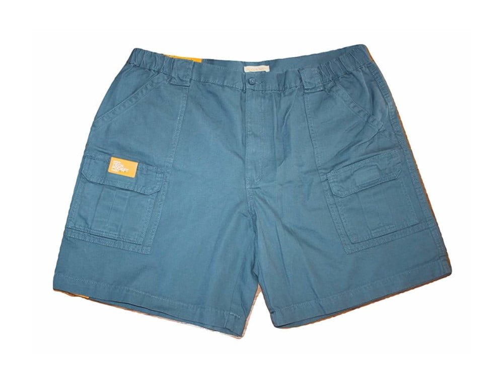 Savane Mens Size 38 Comfort Hiking Cargo Shorts w/Tech Pocket - Captain Blue - Walmart.com