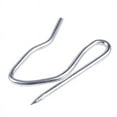 thumbnail image 2 of 10pcs Curtain Drapery Pin Hooks - Silvery, 2 of 6