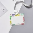 thumbnail image 6 of Cauagu Cute Chameleons for ID Badge Holder,Badge Holder with Windows Key Card Work Badge Sleeve for Office/ Factory/ID Credit Cards/Proximity Key Cards, 6 of 7
