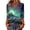Blue-A-130708aa, variant on Trgacdwlo S-5XL Halloween Shirts for Women Funny Ghost Graphic V Neck Womens Tops 3/4 Sleeve Fall Cat Pumpkin Print Womens Tunic Tops