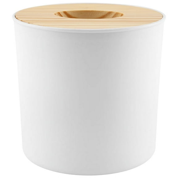 Wooden Cover Round Roll Paper Tissue Tube Household Removable Mini Wooden Tissue Box y10903