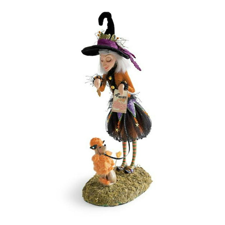 Halloween Witch Decorations, Cute Home and Party Holiday Decor and Fall  Accents, Halloween New Switch elf Witch Resin Statue Home Cute Elf Witch  Resin Desktop Decoration（1PCS） 