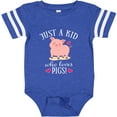 thumbnail image 3 of Inktastic Just a Kid Who Loves Pigs Boys or Girls Baby Bodysuit, 3 of 5
