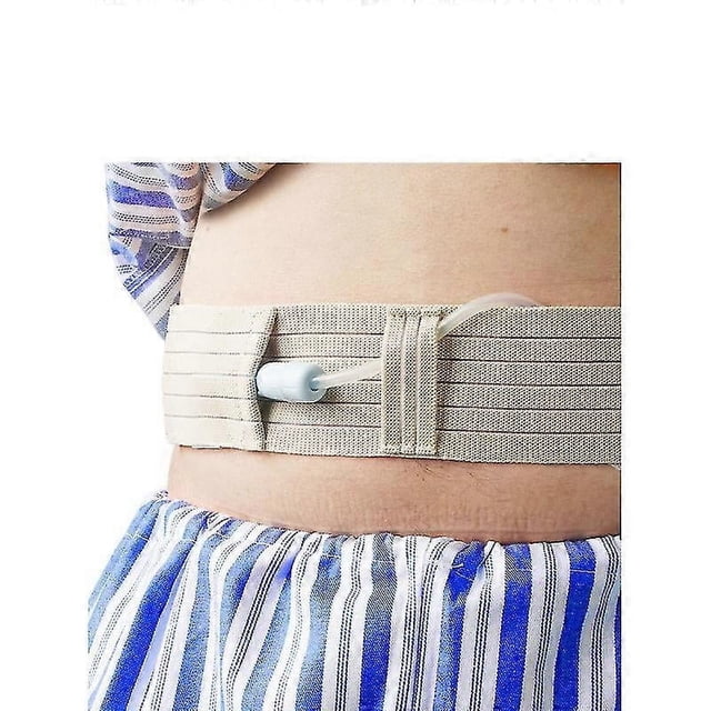 Peritoneal Dialysis Belt Breathable Adjustable Catheter Belly Band with Velcro, S