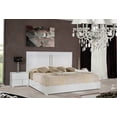 thumbnail image 4 of Italian Modern White Eastern King Bed, 4 of 5