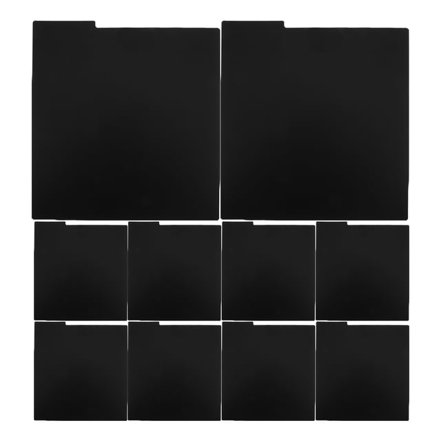 15 separadores de discos de vinilo de plástico grueso, reutilizables, para guardar discos de vinilo, DVD, álbumes y libros.
