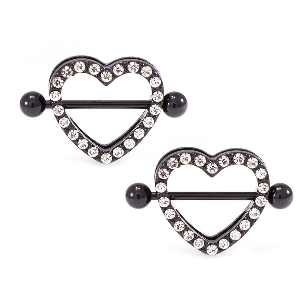 Gold Plated Flying Heart Nipple Shield main image 1