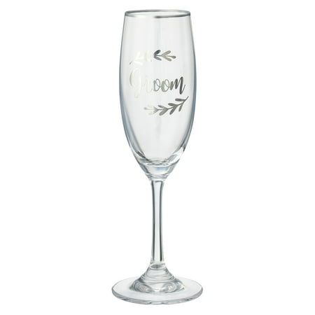 

MICHAELS Bulk 6 Pack: Silver Groom Toasting Flute by Celebrate It™