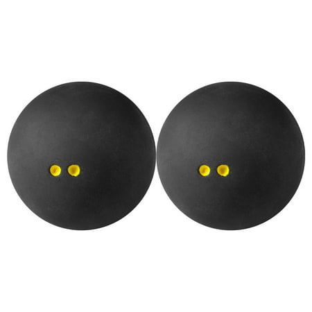 NICEXMAS Adults Squash Ball Black 2Pcs 1.6In