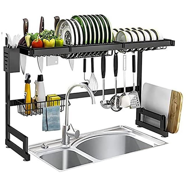 Estante escurridor para platos IDEA NUOVA tarja doble