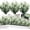 White, variant on 12 Bundles Artificial Lavender Flowers Outdoor UV Resistant Fake Flowers Faux Plastic Plants Garden Porch Window Box Decorating (Yellow)