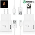 thumbnail image 6 of OEM [2Pack] Fast Charger Compatible with LG Wing/Xpression Plus 3/Fortune3/Phoenix5 15W Adaptive Certified USB Type-C 5Gbps Data 4FT Charging Cable (WHITE), 6 of 6
