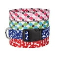 thumbnail image 1 of Casual Canine ZA1547 06 77 Pooch Patterns Collar 6-10 In Pink Argyle, 1 of 1