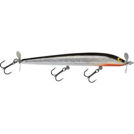 Bagley Bang O Lure Twin Spin Topwater Black on Silver Foil