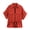 Red, variant on Summer Shirts for Women Safari Style Casual Short Sleeve Lapel Top Solid Color V Neck Zipper Bottom Drawstring Linen Shirt, Brown M