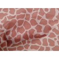 thumbnail image 4 of oneOone Cotton Poplin Dusty Rose Fabric Giraffe Animal Skin Sewing Material Print Fabric By The Yard 56 Inch Wide, 4 of 4