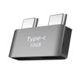 thumbnail image 1 of Type-C Extension Adapter High Strength High Speed Aluminium Alloy Male to Female Dual USB-C Adapter for MacBook Pro/Air, 1 of 7