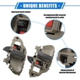 thumbnail image 3 of Unique Bargains 2 Pcs Poignée de Porte Intérieure Automobile Compatible pour Chevy C1500 C2500 K1500 K2500 Suburban 1995-1999, 3 of 7