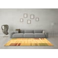 thumbnail image 3 of Ahgly Company Indoor Rectangle Abstract Brown Contemporary Area Rugs, 7' x 9', 3 of 4