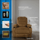 thumbnail image 3 of Sillón Reclinable Eléctrico con Elevador, Masajeador y Calefacción Color Gris, Living Essentials, 3 of 6