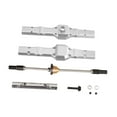 thumbnail image 2 of Bunblic RC Rear Bridge Assembly Lightweight Replacement Spare Parts for 1/16 C24 C74 argent, 2 of 8