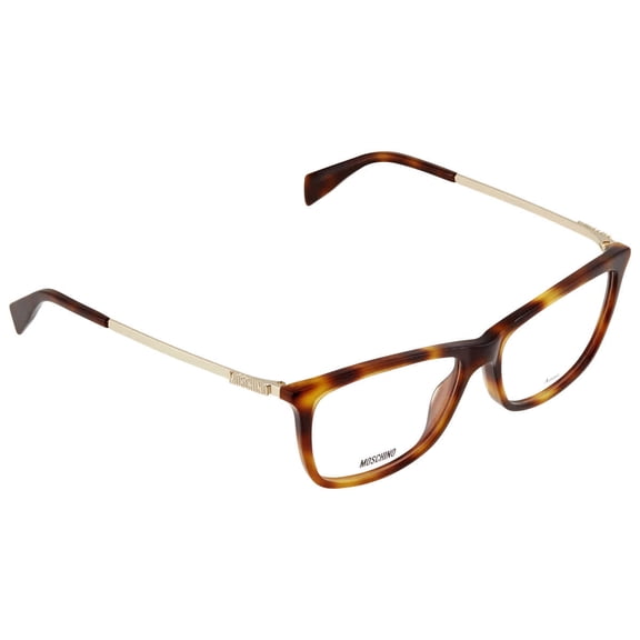 Moschino Men's Tortoise Square Eyeglass Frames MOS522 86 54
