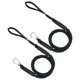 thumbnail image 5 of Boat Bungee Dock Lines - Cuerda de amarre de 4 pies - Accesorios de muelle de navegación - para pontón, kayak, barco de pesca Negro 2 piezas Macarena Líneas de muelle de bungee, 5 of 8