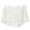 White, variant on Wovix Women's Lace Panties High Waisted Soft High Waist See Through Hipster Underwear Daily Beige L