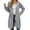 A-Grey346, variant on XIAOCHA Womens Longline Full Zip Hoodie Oversized Long Sleeve Hooded Coat Cozy Minimalist Daily Hoodies