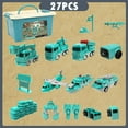 thumbnail image 7 of DLQT 26-Piece Magnetic Deformation Engineering Car Children'S Magnetic Toy Car Building Blocks Assembly Splicing Engineering Deformation Combination King Kong Boy, 7 of 7