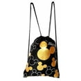 thumbnail image 2 of Disney Mickey Mouse Drawstring Backpack Gold, 2 of 4