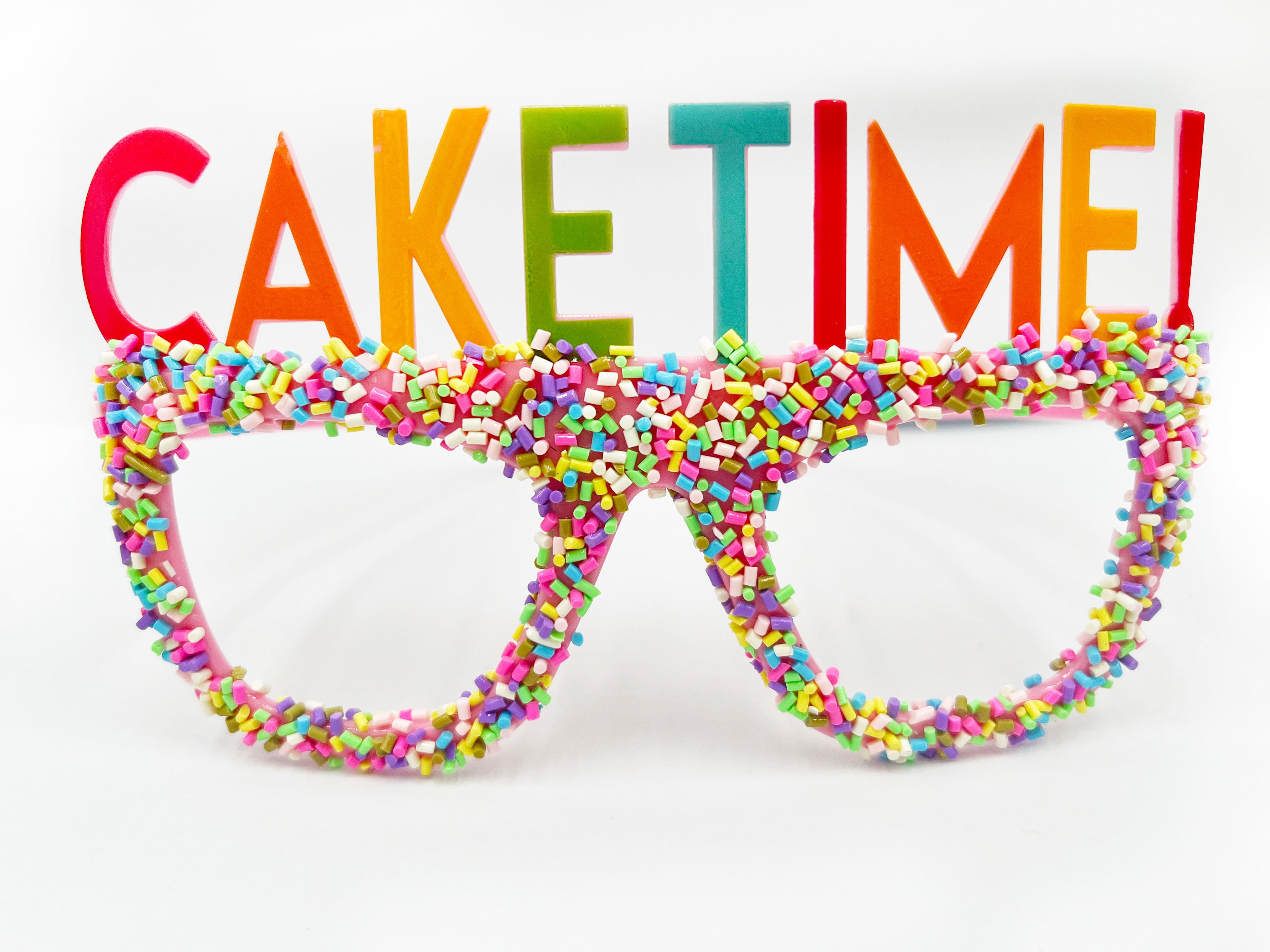 Multicolor Cake Time Birthday Party Glasses, by Way To Celebrate