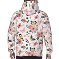 thumbnail image 7 of Sikiie Rose Flowers Men's Hoodie, Essentials Hoodie, Sweatshirt, Pullover Hooded Sweatshirt for Men-XX-Large, 7 of 7