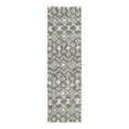 thumbnail image 3 of Unique Loom Moroccan Trellis Shag Collection Area Rug - Meknes (2' x 7' 1" Runner Gray/Ivory), 3 of 6