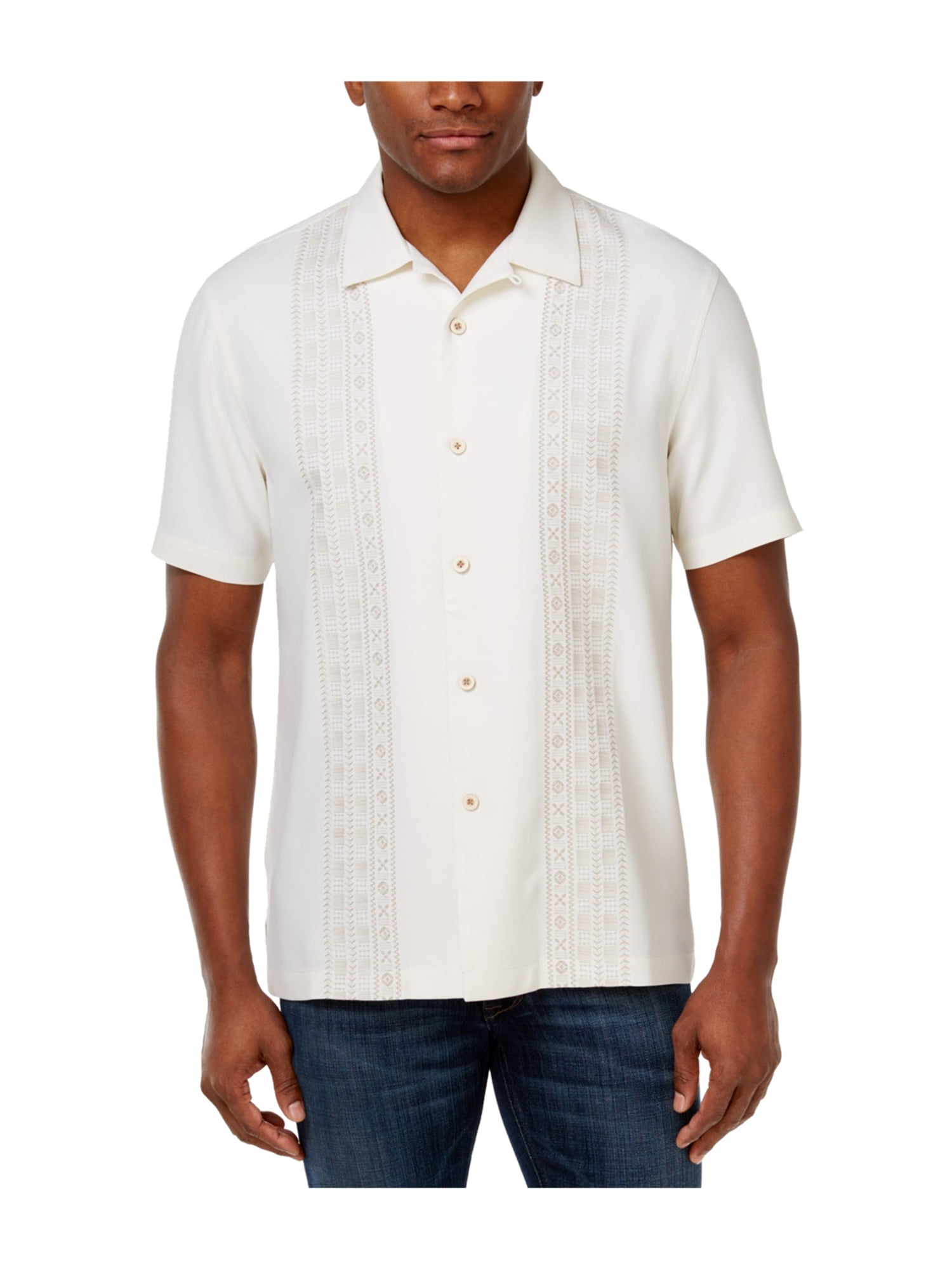 Tommy Bahama - Tommy Bahama Mens Embroidered Button Up Shirt - Walmart ...