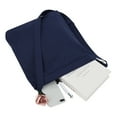 thumbnail image 6 of Muka Canvas Shoulder Bag with Zipper, Royal Blue Hobo Crossbody Handbag Casual Tote, 6 of 7