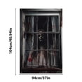 thumbnail image 5 of Halloween Ghost Curtain Decorations Ghost Window Door Cover Decorations for Indoor Outdoor Party Decor Spooky Blood Ghost Halloween Party Hanging Decor Halloween Window Decorations Door Cover, 5 of 5