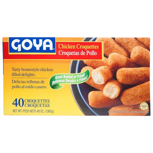 Goya Chicken Croquettes/Croquetas de Pollo, 48 oz.