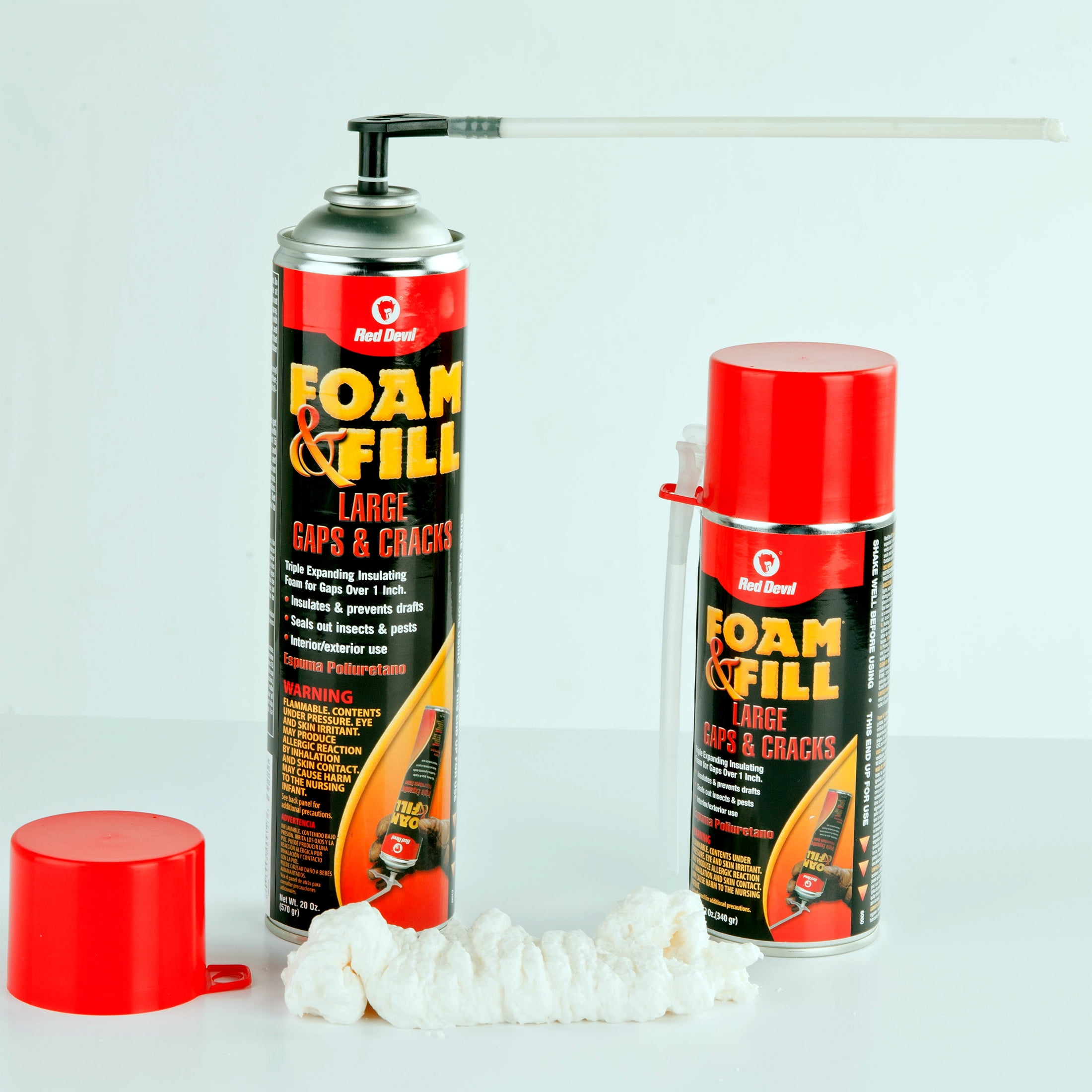 Red Devil Foam & Fill® Landscape Foam Adhesive/Sealant 12 Oz. (340 g)  Aerosol Can Black - Jefferson City, TN - Leeper Hardware