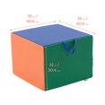 thumbnail image 4 of ECR4Kids SoftZone Adult Cozy Cube, Flexible Seating, Assorted, 4 of 4