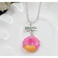 thumbnail image 4 of 3 collares para mejores amigos con colgante de helado de donuts, collares de amistad BFF para 3 niñas, cumpleaños, amigas, hermanas, regalos de joyería (mejor amigo para siempre), 4 of 5