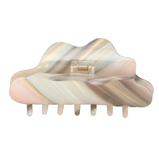 Pinzas en forma de garra para el cabello de 13cm, Color degradado, resorte fuerte elegante, sujeción firme, accesorios para el cabello para mujer