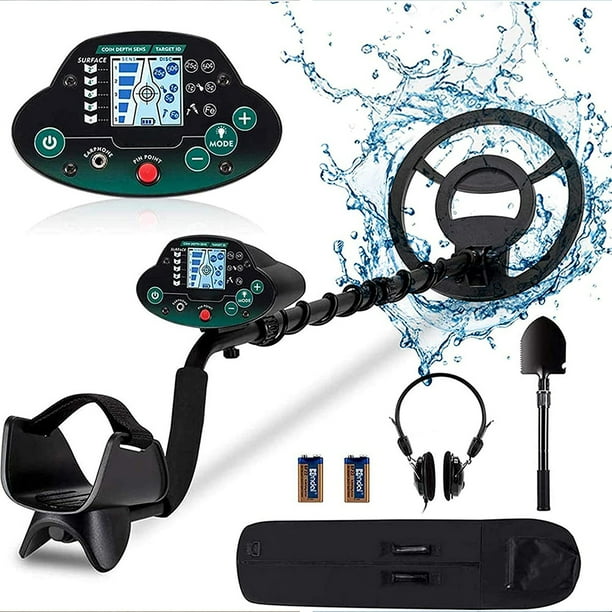 Eagle Metal Detector For Adults Kids High Accuracy Adjustable Waterproof Metal Detector With Pinpoint Disc All Metal Mode Great For Detecting Gold Coin Treasure Walmart Com Walmart Com