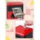thumbnail image 2 of Hucha para niñas y niños, grandes huchas electrónicas con protección con contraseña, caja automática para ahorrar dinero en papel, gran regalo para niños (negro-rojo), 2 of 5