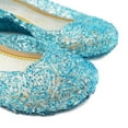 thumbnail image 2 of EeaseMX 1 par de sandalias de tacón alto para niñas, color gelatina, creativas, duraderas, bonitas, para regalo infantil, talla 33 (azul cielo)., 2 of 7