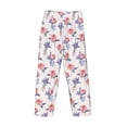 thumbnail image 3 of Lsque Lavender Flowers Print Men's Pajama Pants, Lounge Pant - Comfortable Home Wear,Elastic Waistband, Stylish Design-Medium, 3 of 9